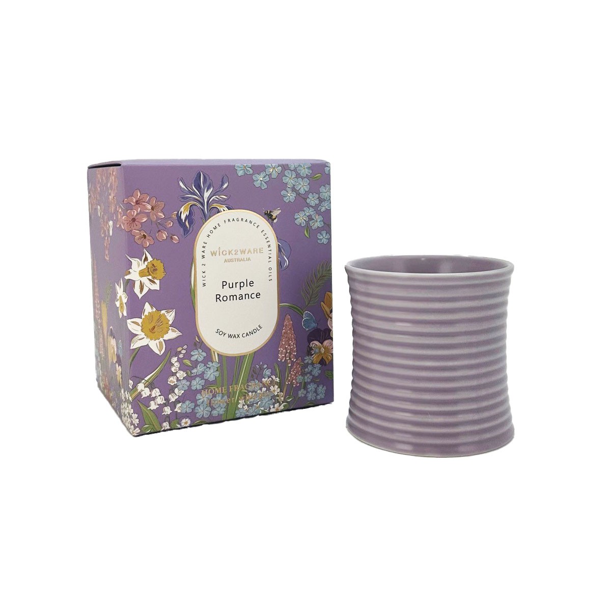 CandleSOYJar160gPurpleRomancePurpl(6/12)