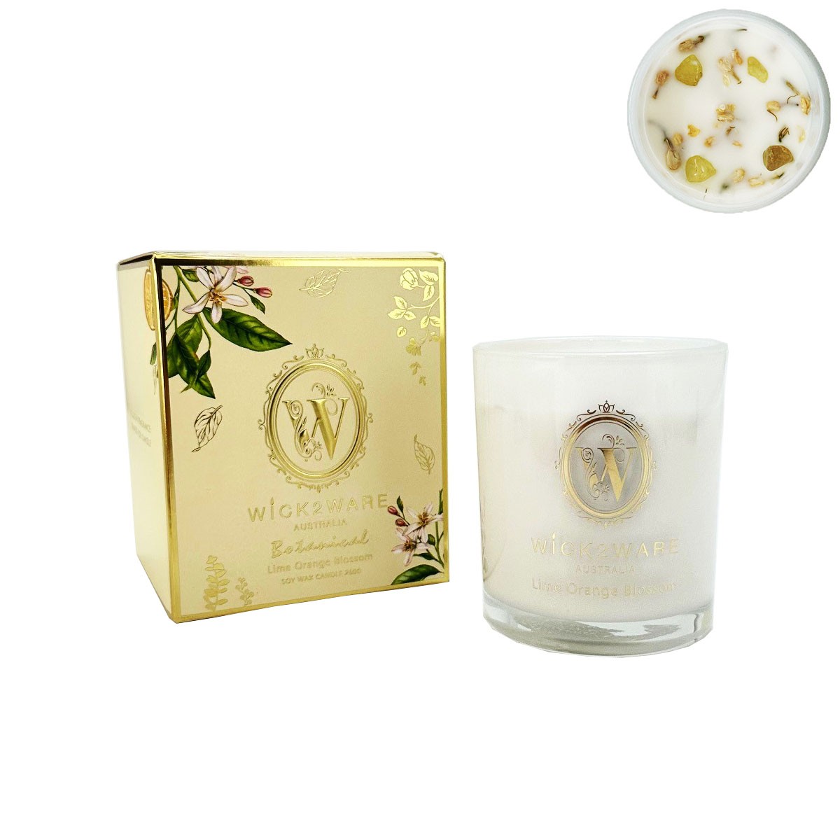 CandleSOYJar260gLimeOrangeBlossom(6/24)