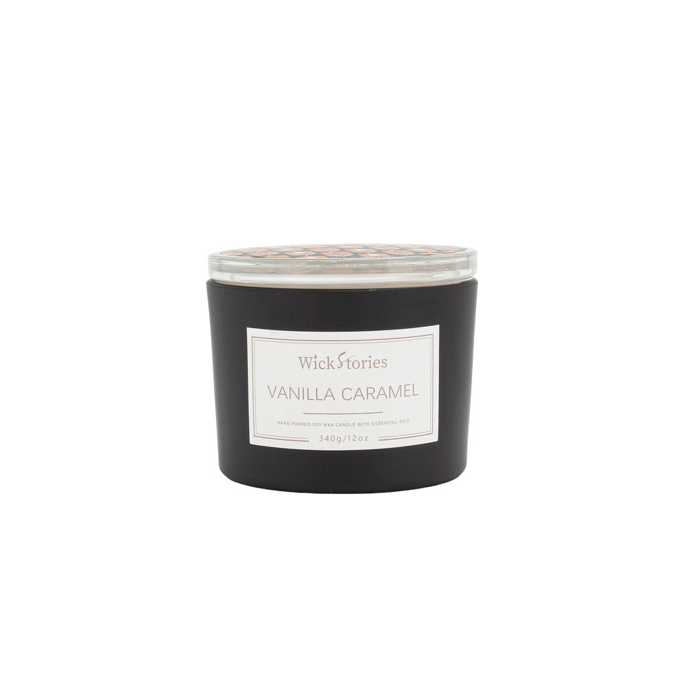 Candle Jar SOY 340g Vanilla Caramel(6/6)
