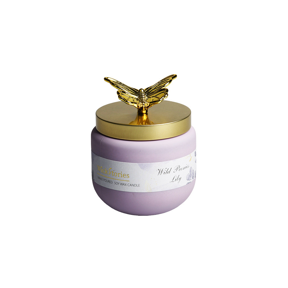 Candle Jar SOY 360g WildPeoniesLily(6/6)