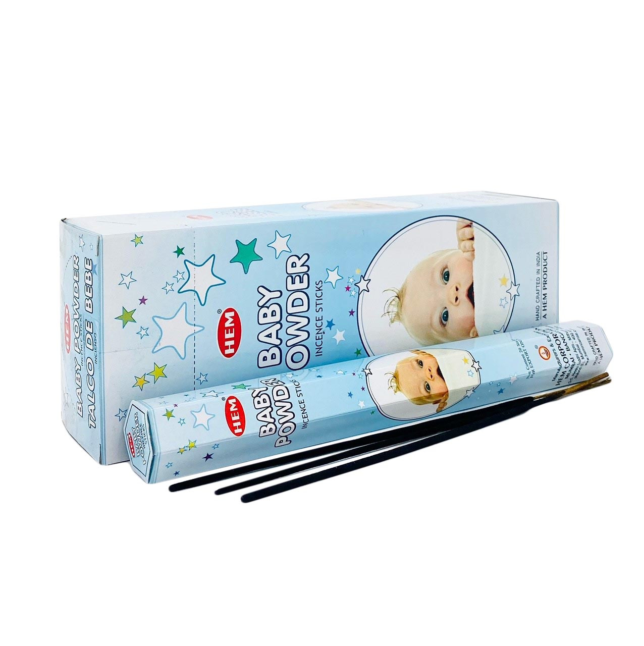 HEM Hexagon Incense-Baby Powder (S/6)