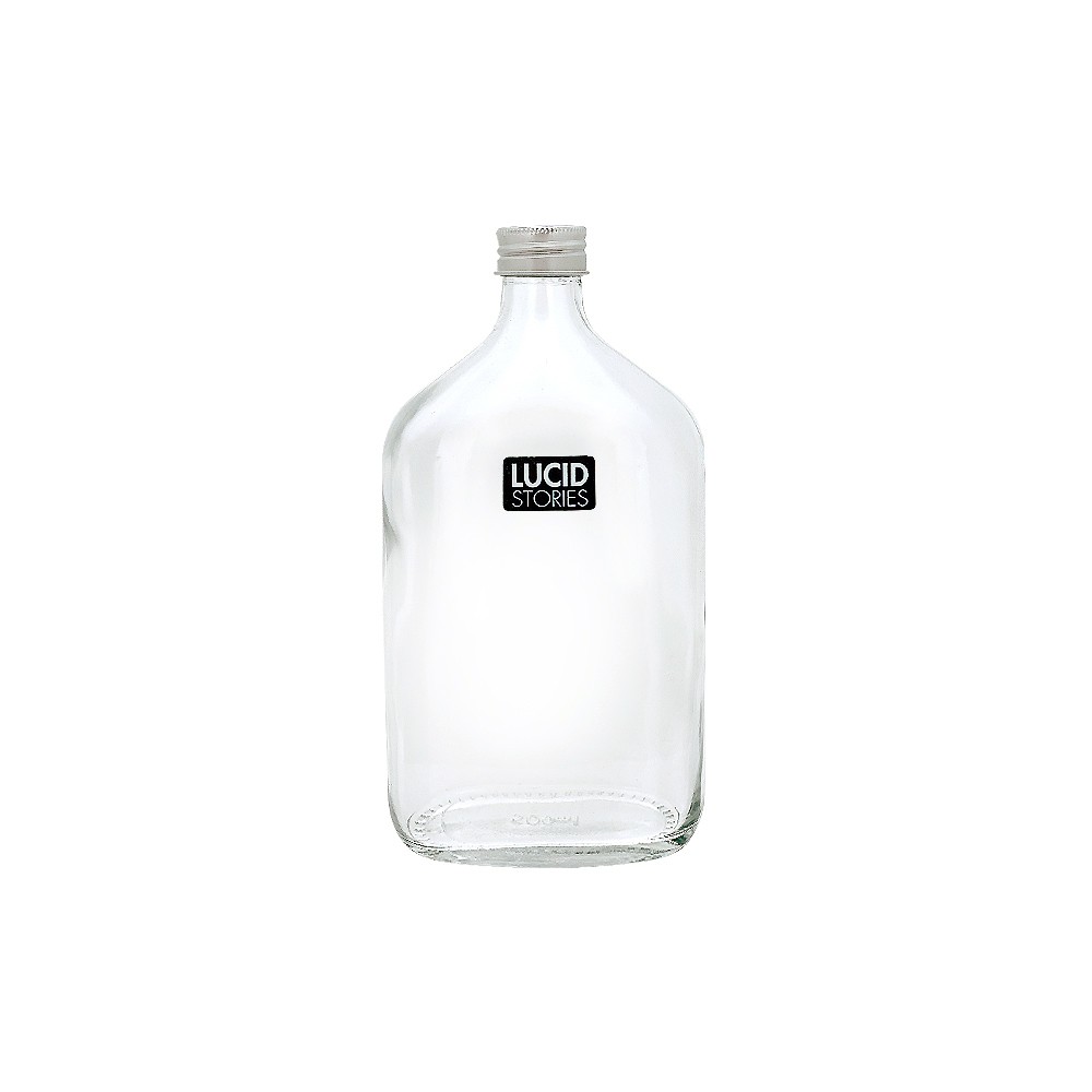 GlassBottleSilLid500ml10.2x4.9x20(24/24)
