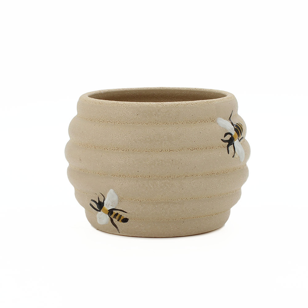 Pot Bee Hive 17.1x16.9x12cm -Beige(4/16)