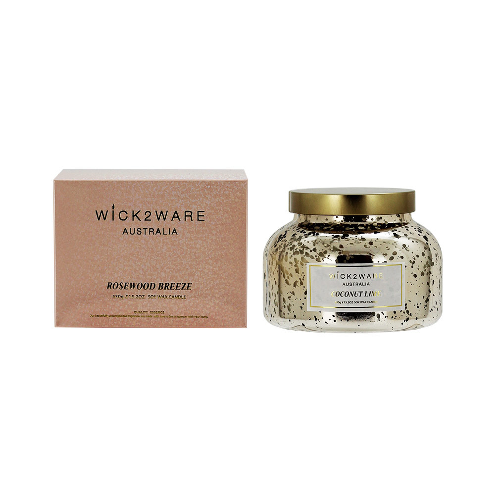 CandleJarSOY430g w/BoxRosewodBreeze(6/6)