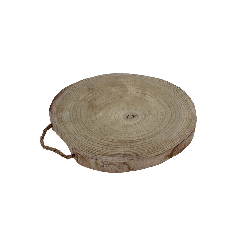 Wood Serve Platter Round 37x37x3cm (8/8)