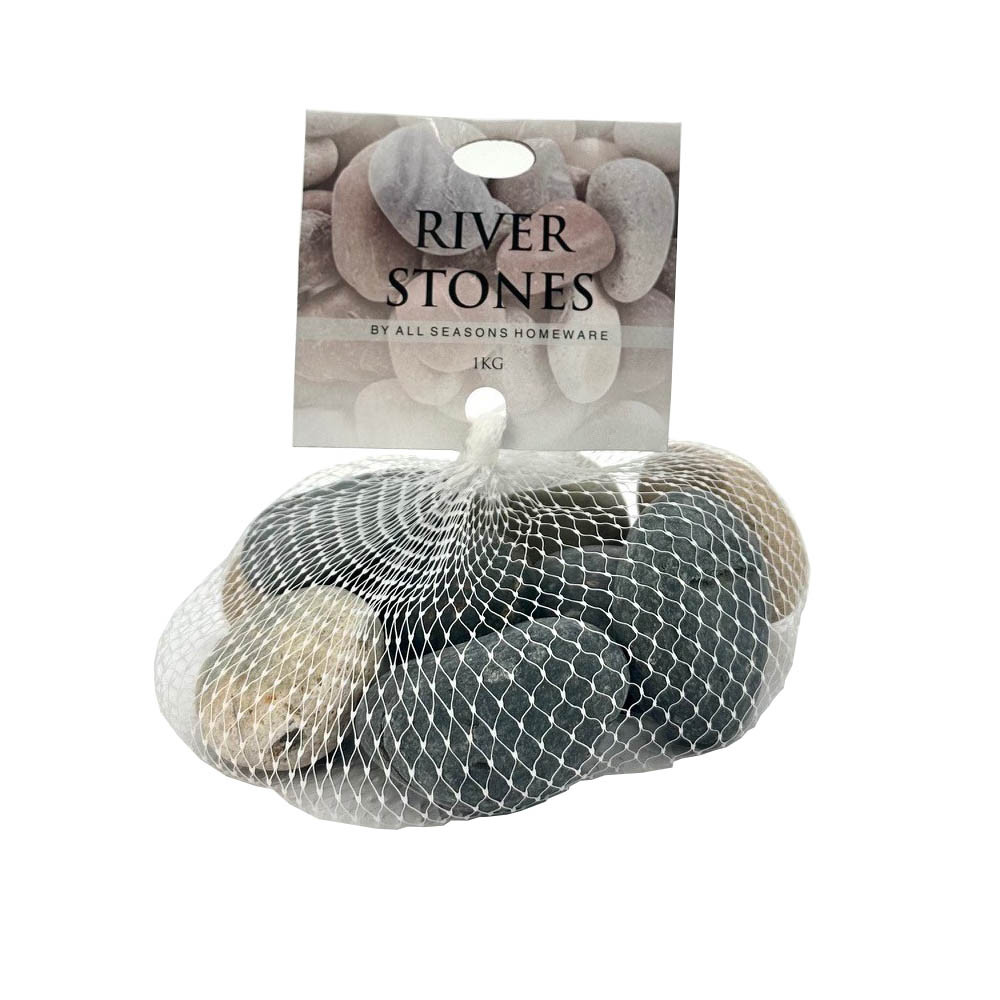River Stone 3-5cm in Size 1Kg Mix(15/15)