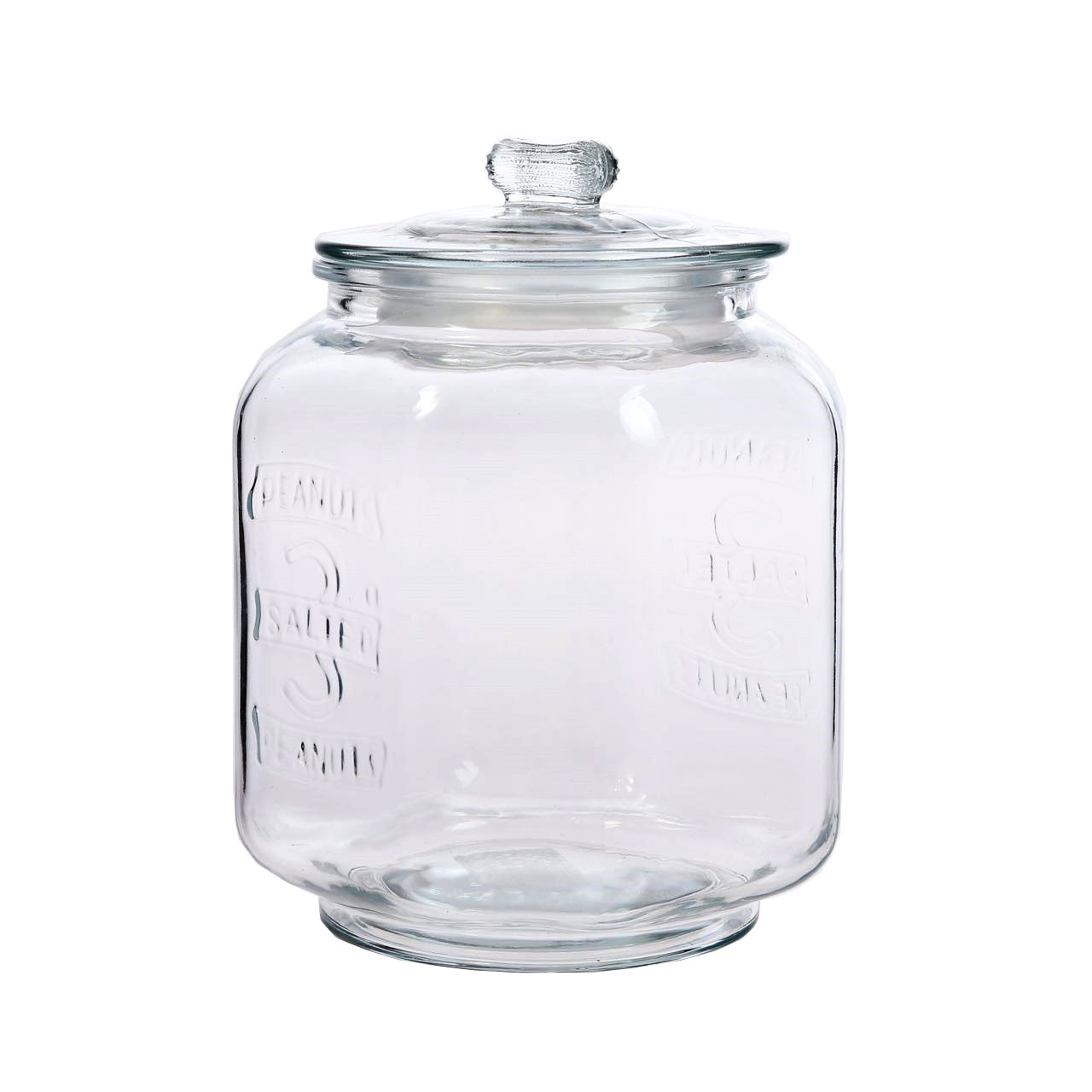 Glass Cookie Jar 16.3x23cmH 3.3L (6/6)