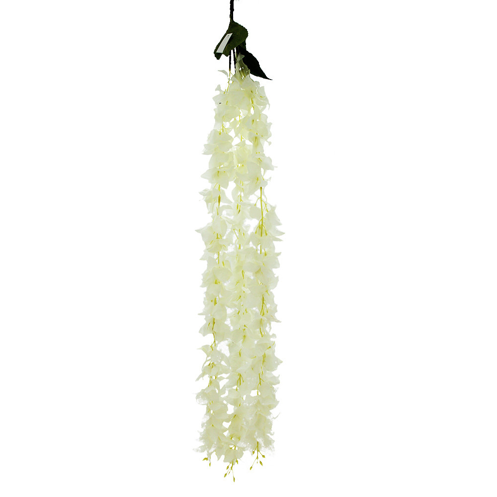 ArtificialFlowerGarland100cmWhite(12/72)
