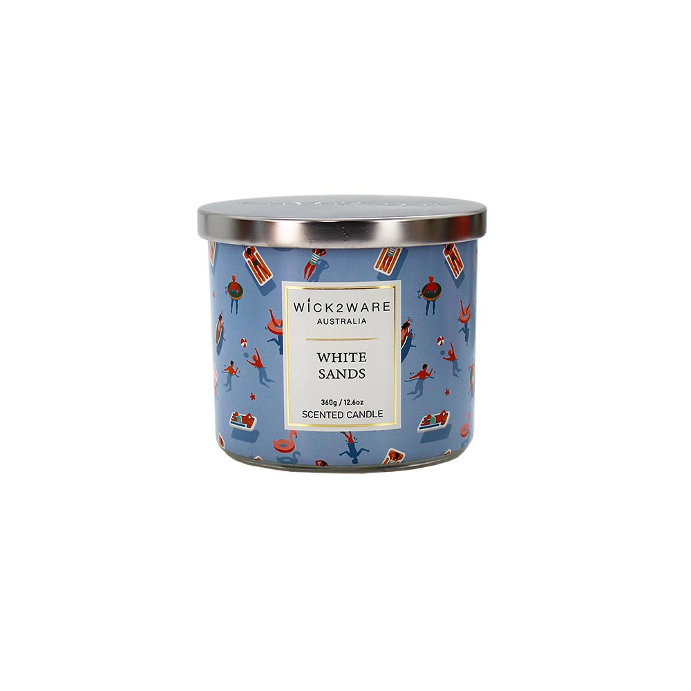 Candle JarSOY360g10x9cm-White Sand(6/6)