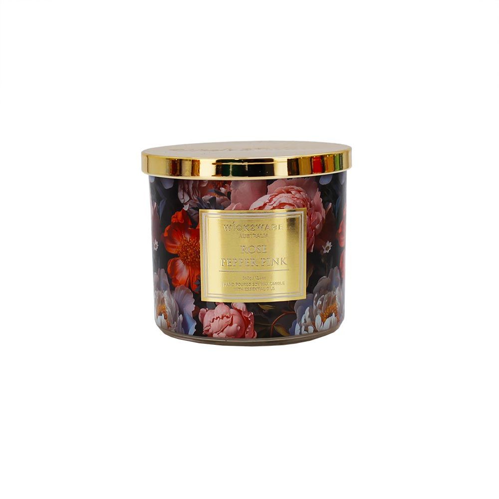 CandleJarSOY360g10x9cmRosePeperPink(6/6)