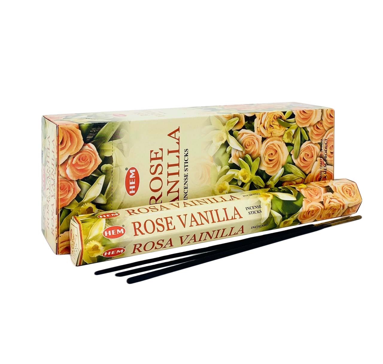 HEM Hexagon Incense-Rose Vanilla (S/6)