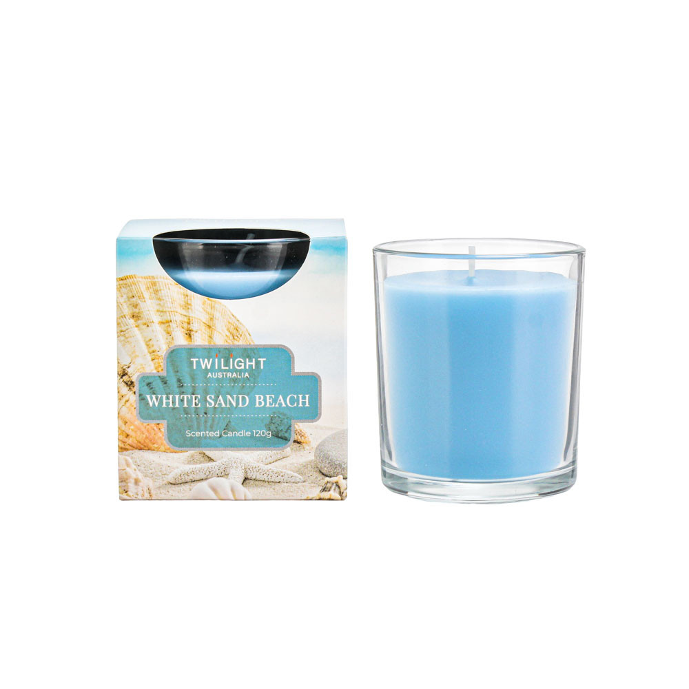 CandleJar6.5x7x8cmWhitesandBeach(20/40)