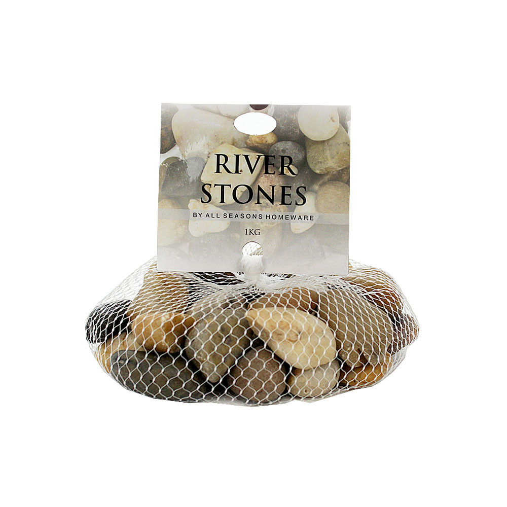 River Stone in Net 1Kg - Mixed (15/15)