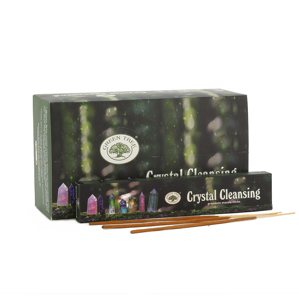GreenTreeIncense15gms-CrystalClean-S/12