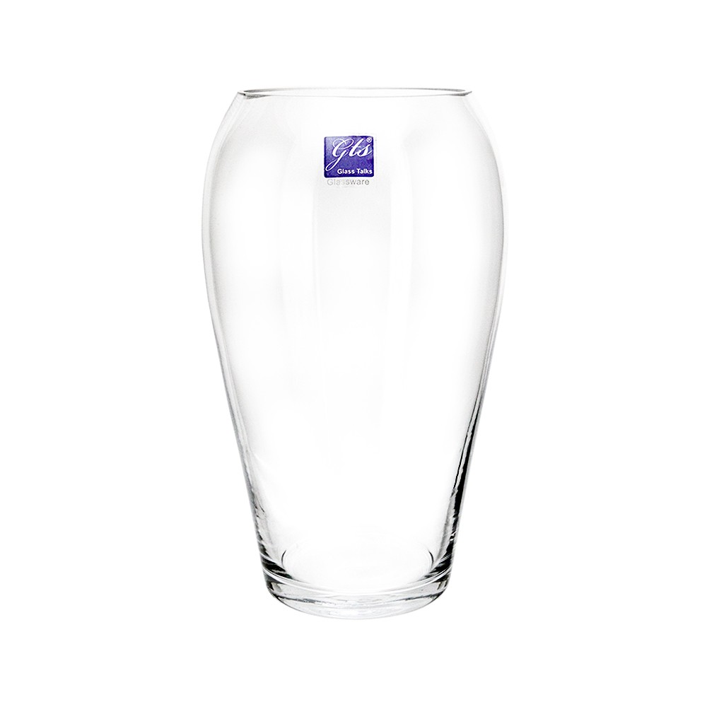 Glass Vase Drum Shape 23cmH (1/8)