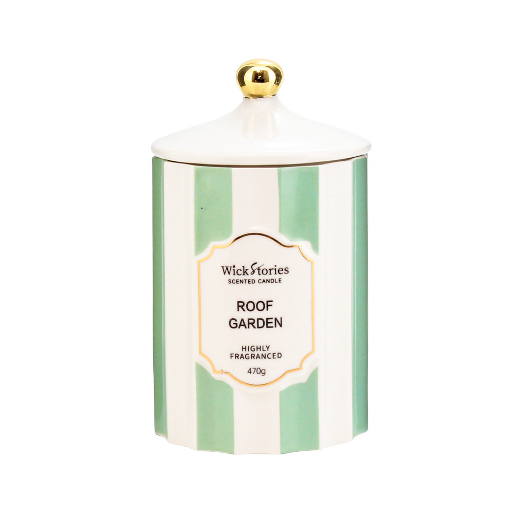 CandleSOY485gCermaticRoof Garden(1/6)