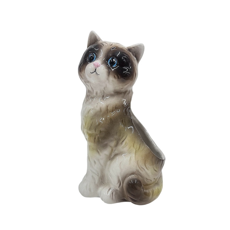 Planter Cat Sitting 11x10x20cm(1/12)
