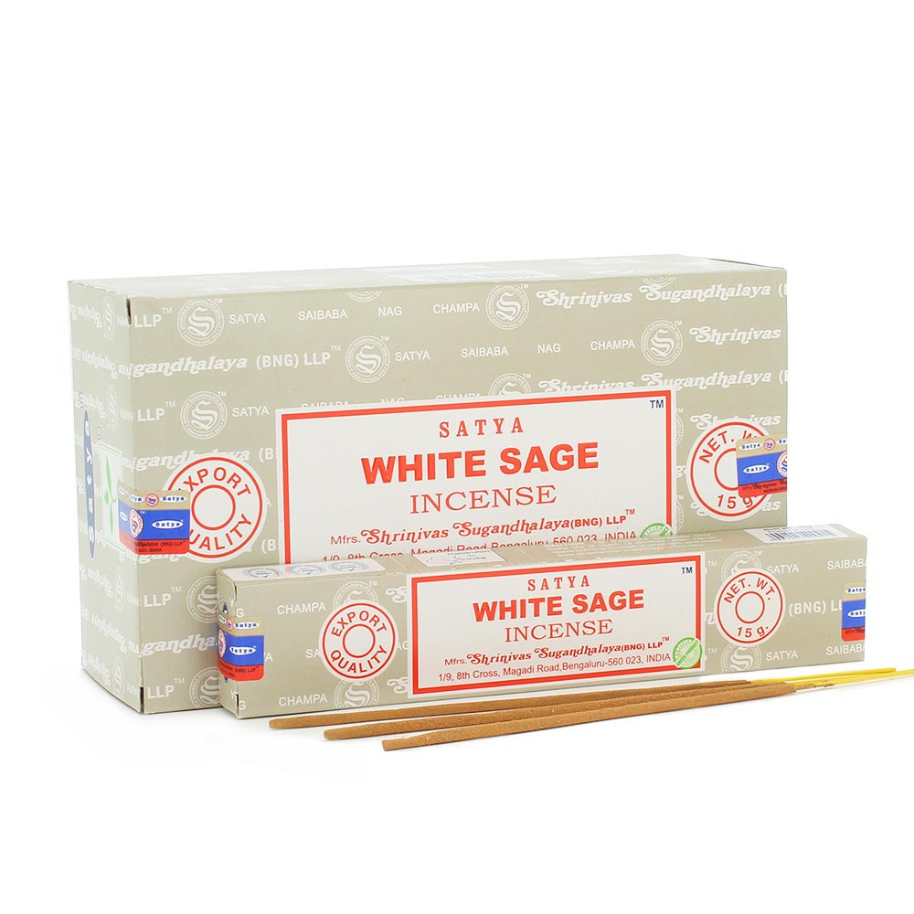 Satya White Sage Incense 15gms (S/12)
