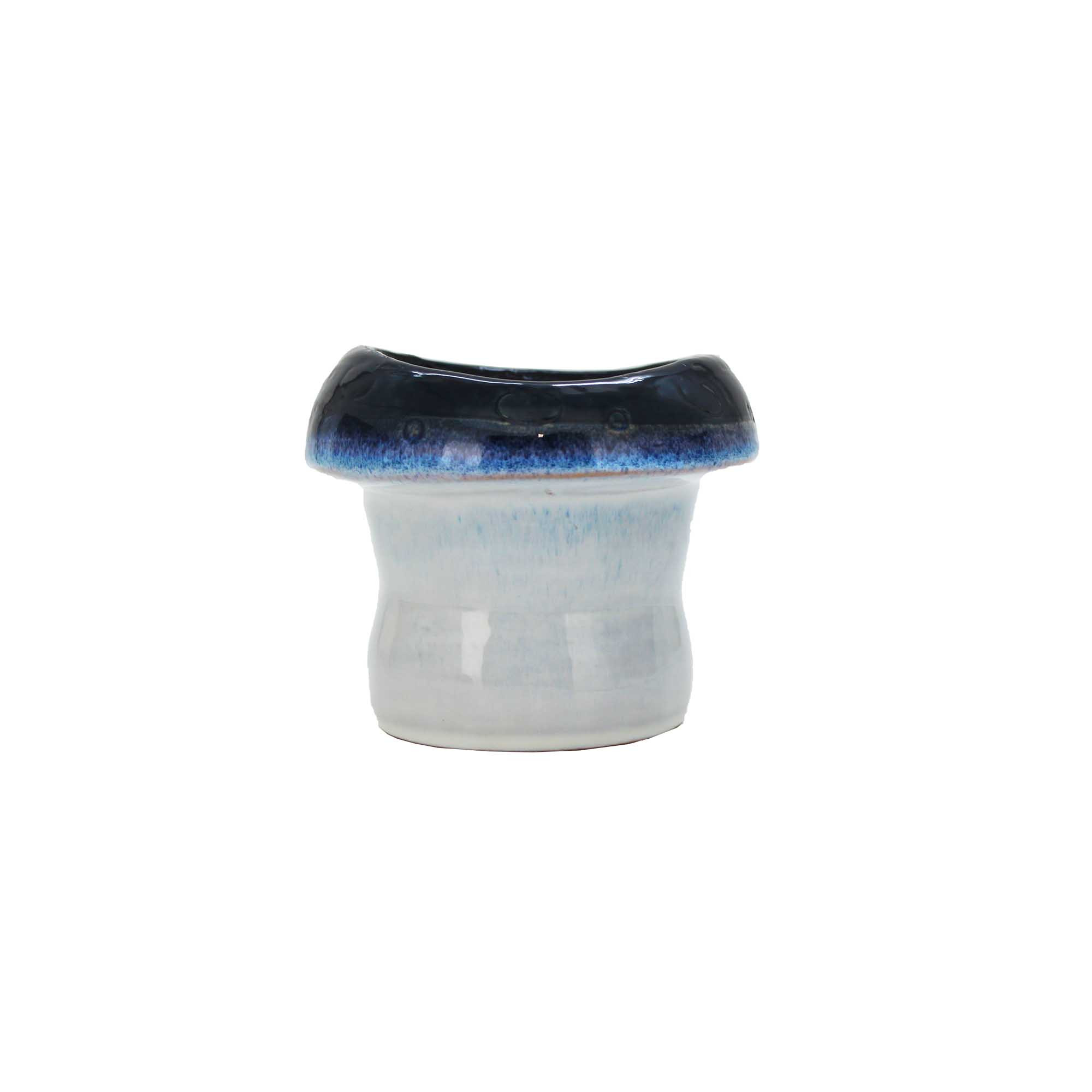 Pot Mushroom 13.4x13x11.5cm-Blue (4/12)