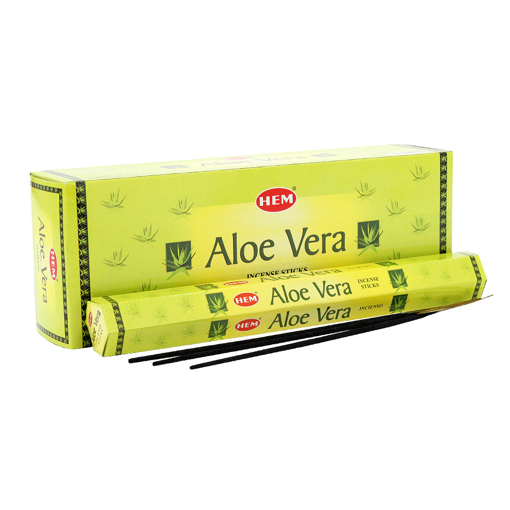 HEM Hexagon Incense-Aloe Vera (S/6)