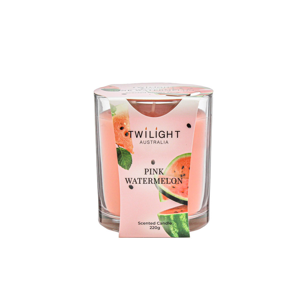 CandleJar7.2x8x9cmPinkWatermelon(10/10)