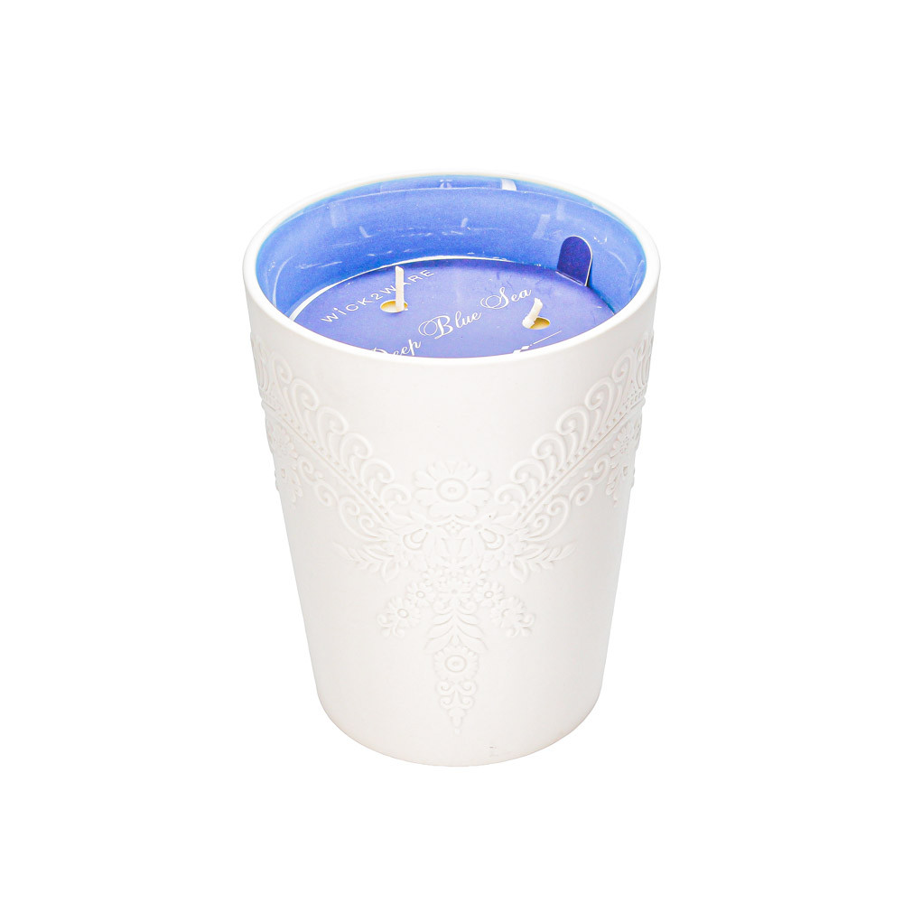 Candle 700g Ceramic Deep Blue Sea (1/4)
