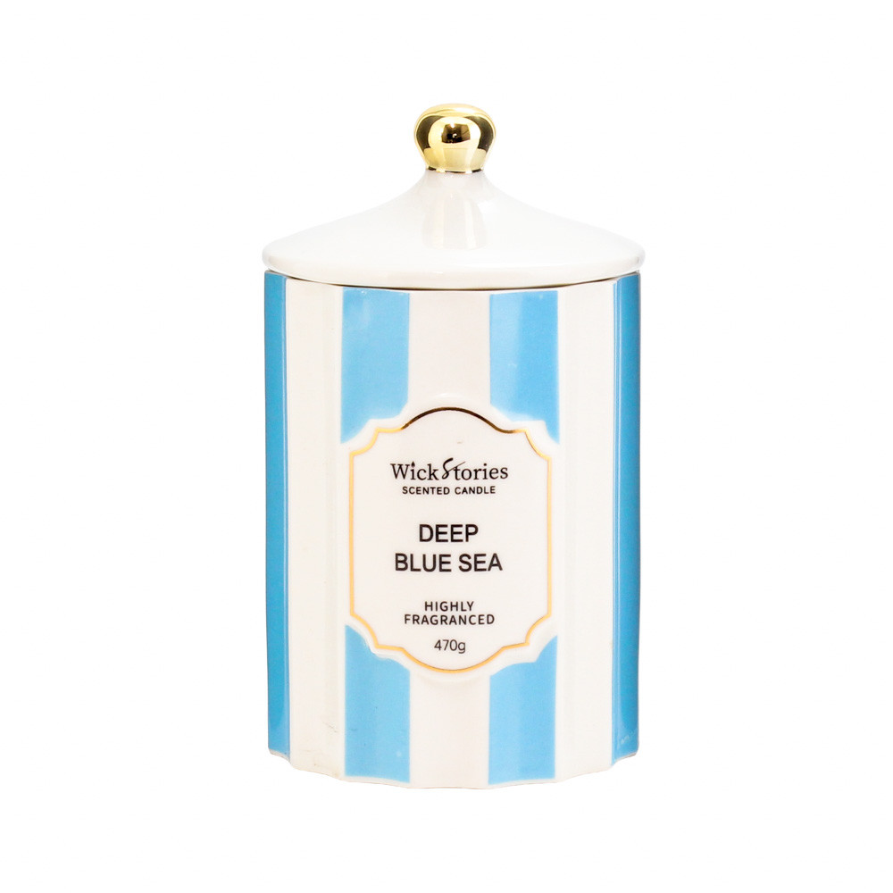 CandleSOY485gCermaticCottesloeBeach(1/6)