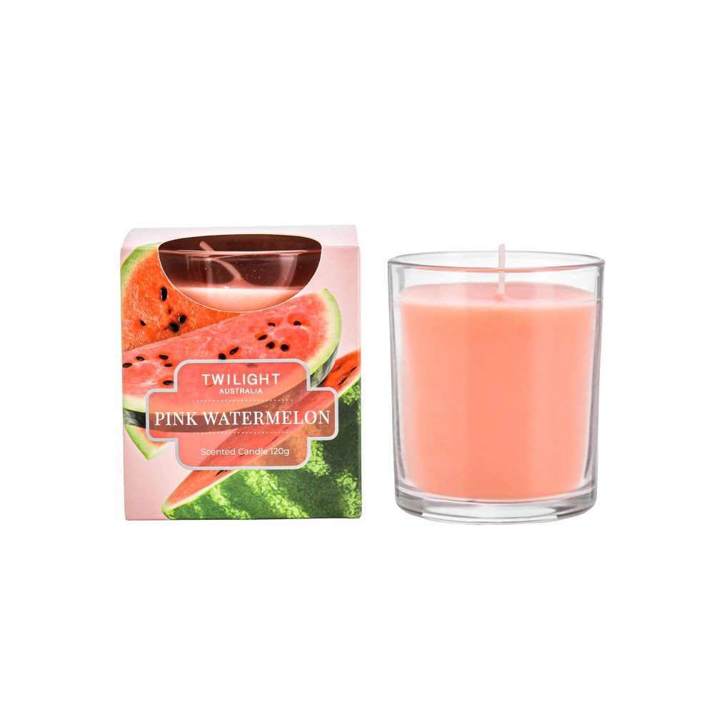 CandleJar6.5x7x8cmPinkWatermelon(20/40)