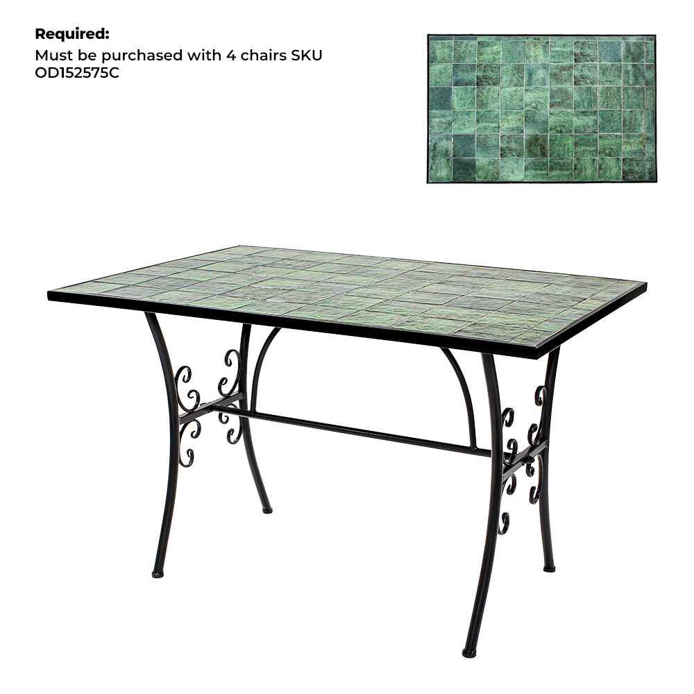 Table Metal Rectangular 120x80x75cm(1/1)