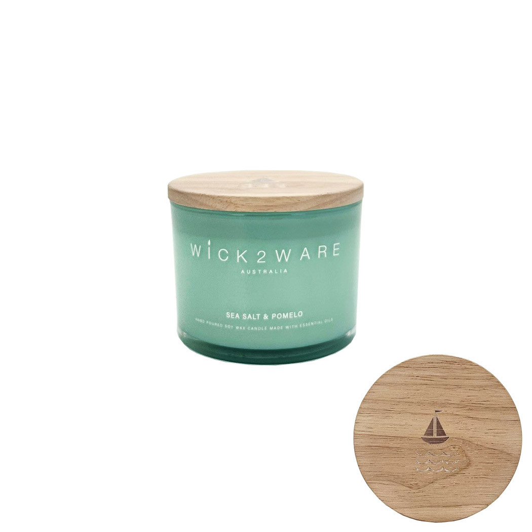 CandleSOY Jar 340g Sea Salt&Pomelo(6/12)