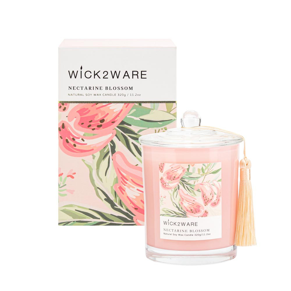 CandleJarSOY320g Nectarine Blosom (1/6)