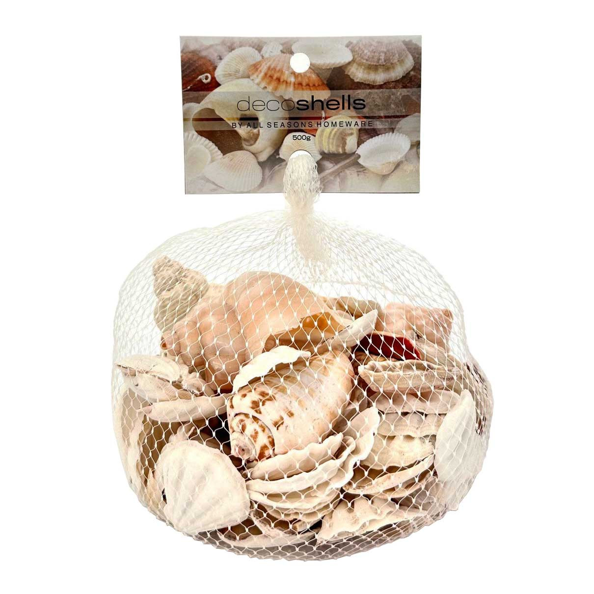 Sea Shells Mixed in Net 500g (15/15)