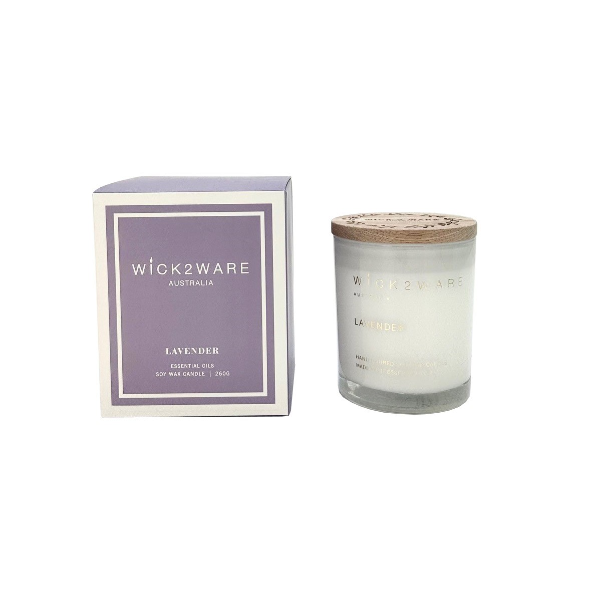 CandleSOY Jar 260g Lavender (6/12)