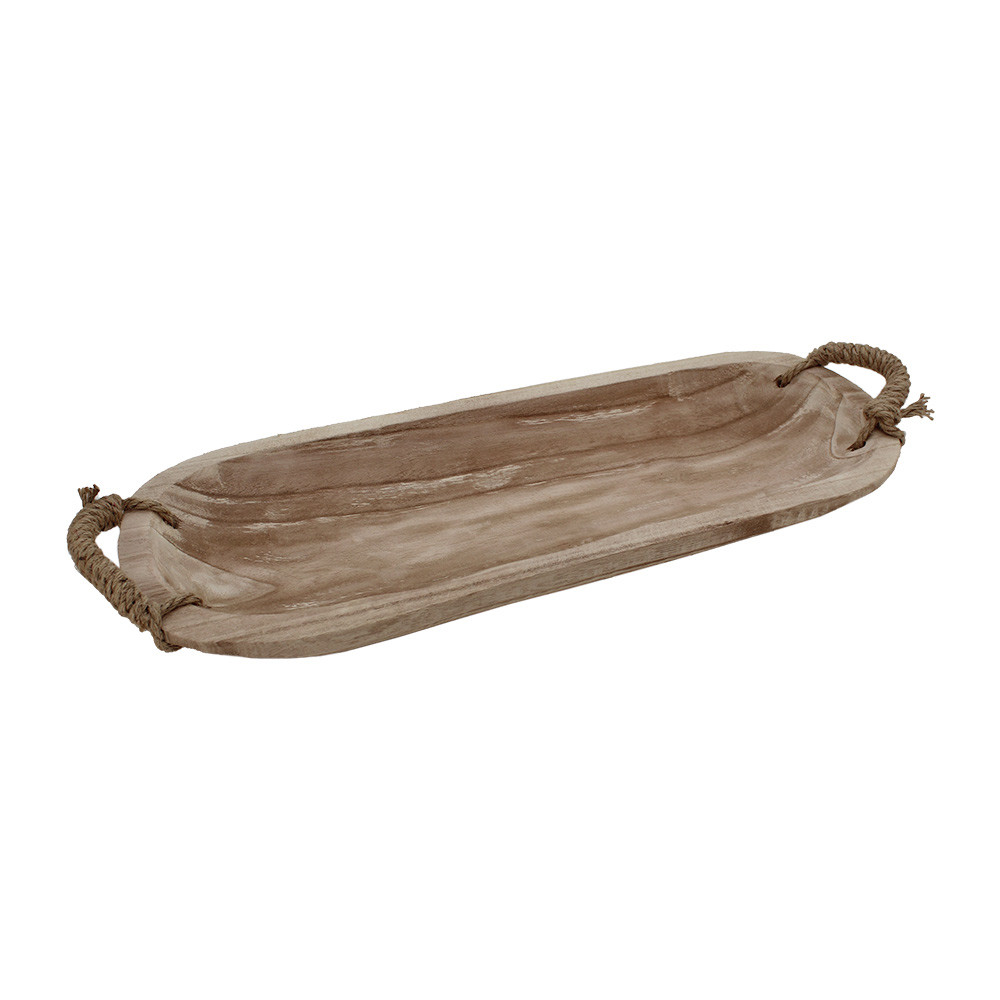 Wood Serve Tray Oval 57x22.5x5.5cm (6/6)