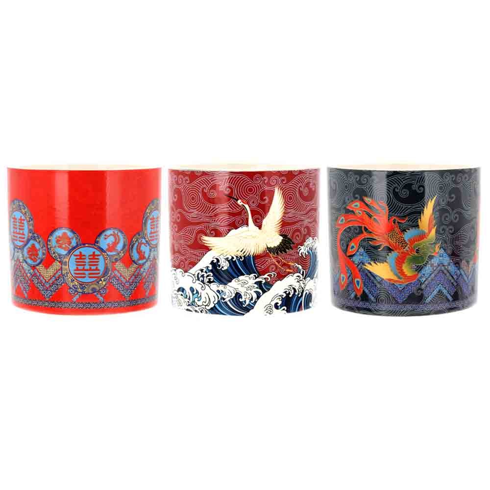 Planter Round 3 Ass 13.5x13.5x12cm(6/18)