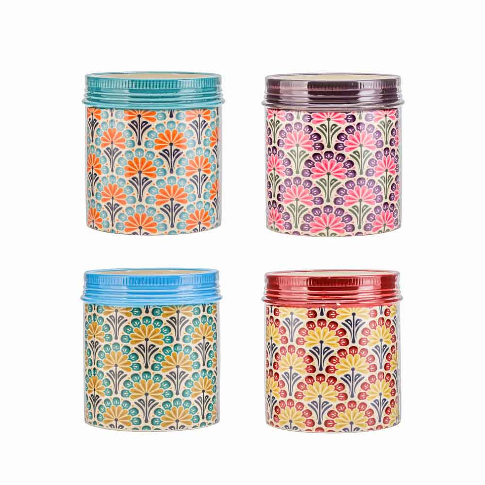 Pot Round w/FlowerPatternD10.5x11(1/36)