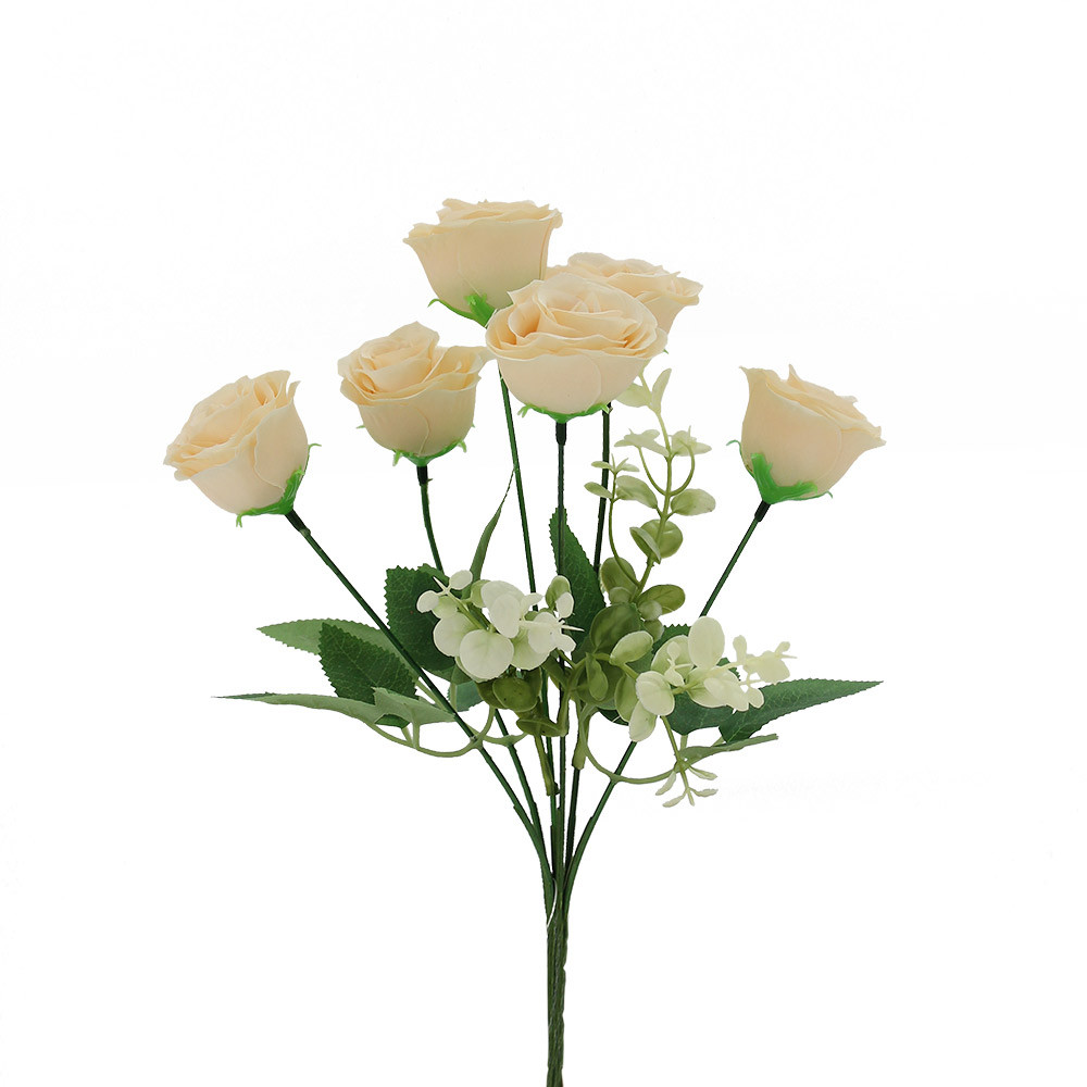 Flower Roses Bush 6x30cm-Yellow (24/240)