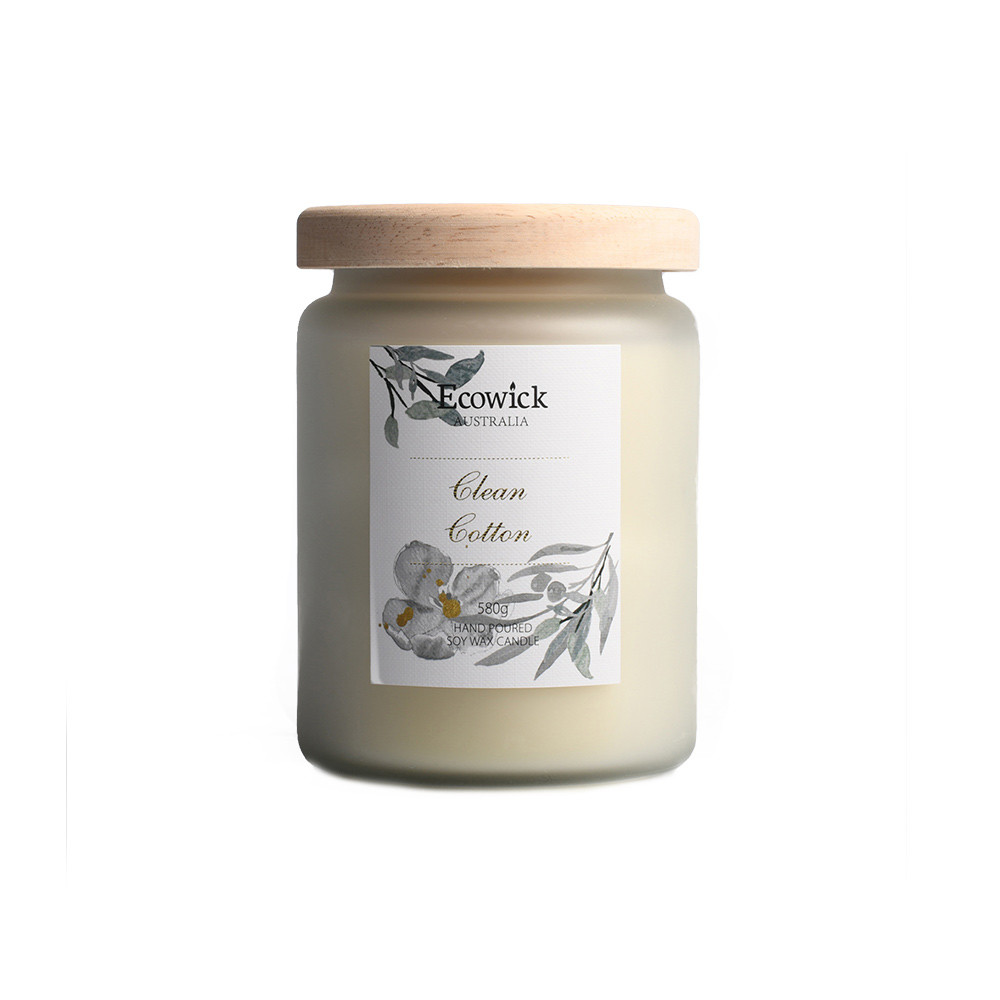 W2W Candle Jar 580g-Clean Cotton (6/6)
