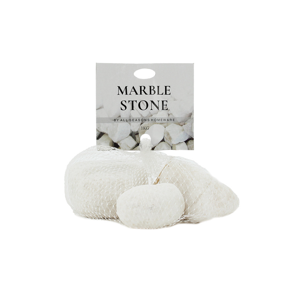 MarbleStoneTumbled5-8cm1KgSnowWht(15/15)