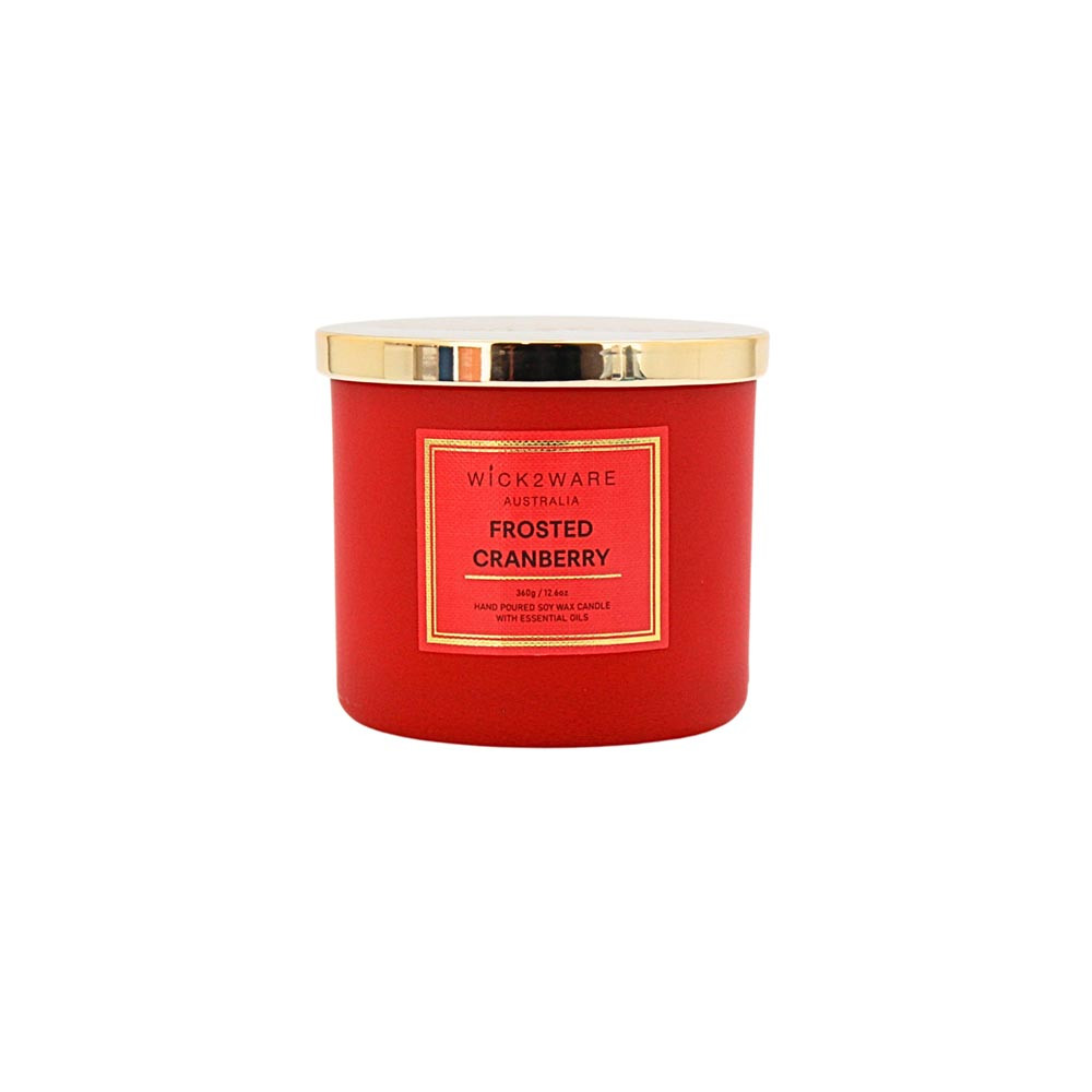 CandleJar360g10x9cmFrostedCranberry(6/6)