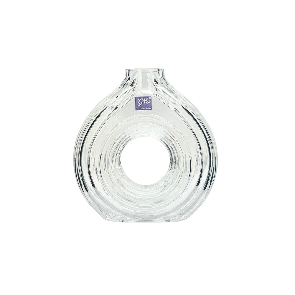 Glass Vase With Hole 5x19cmH (1/6)