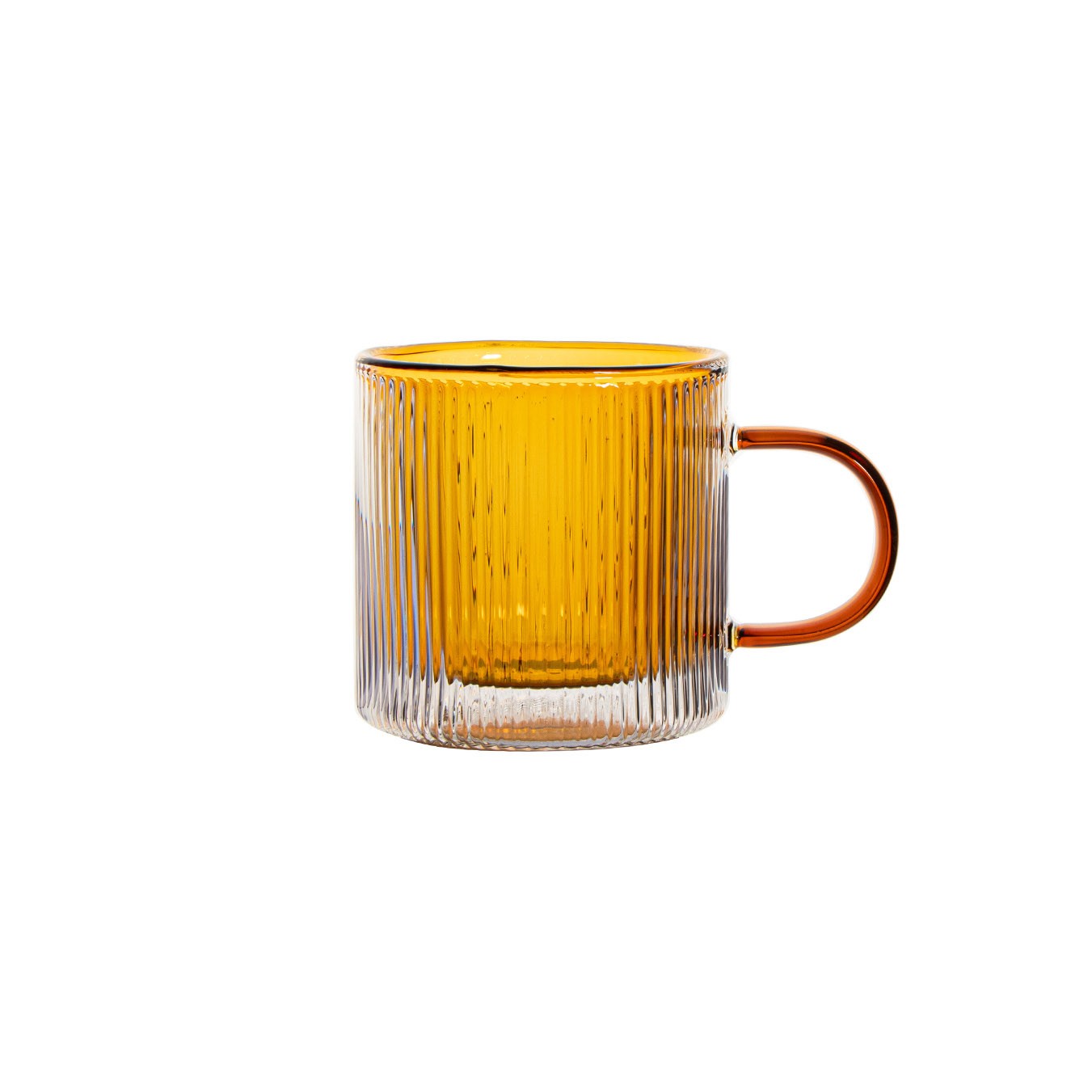 GlassCupDoubleAmberInsul8.7x8.5cm(4/24)