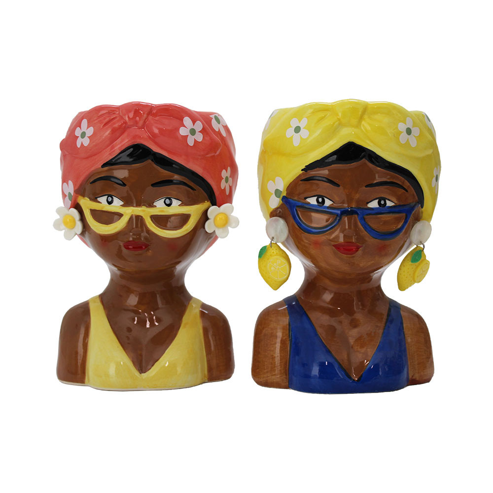 Vase Girl 2 Mixed 10x10x15.8cm (2/12)