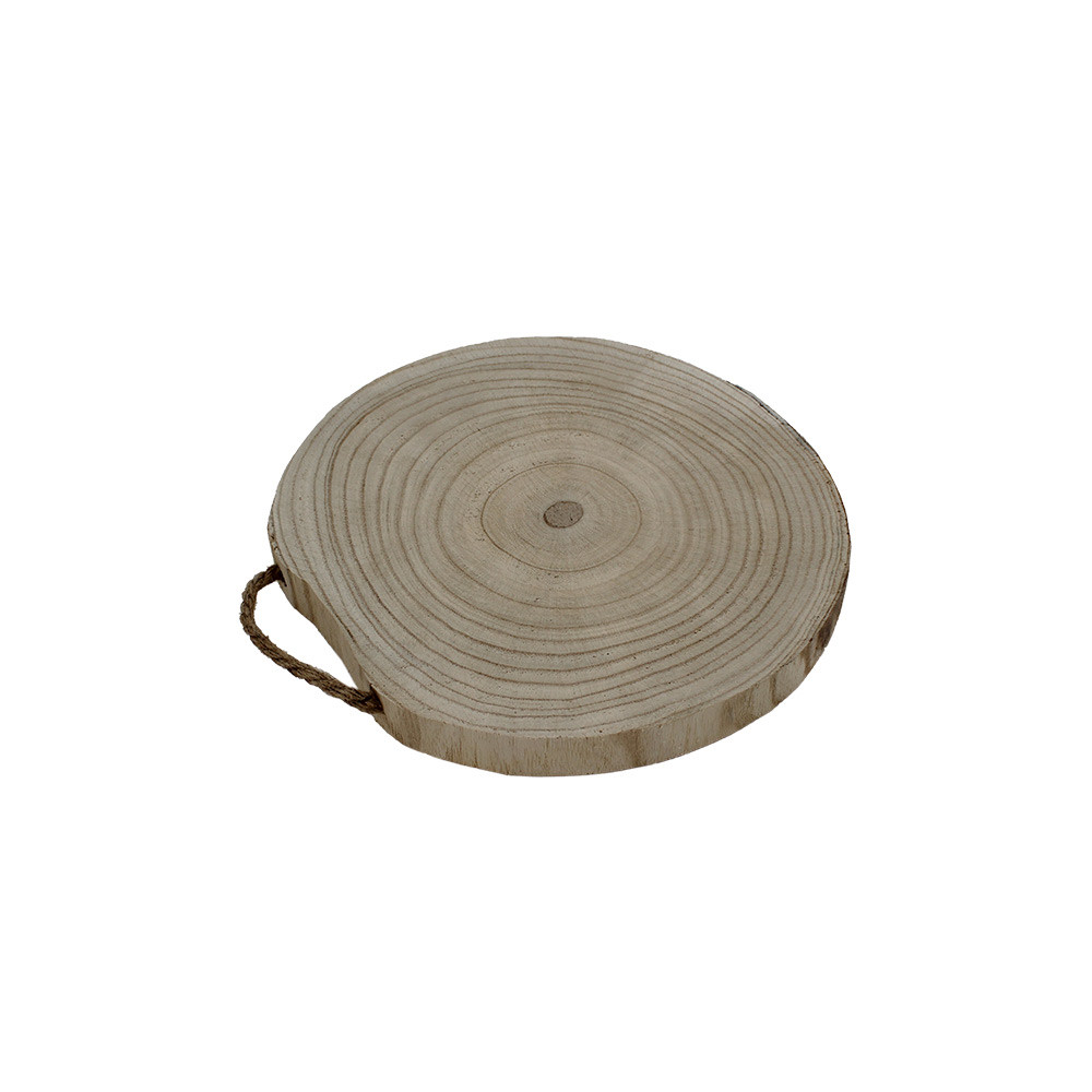 Wood Serve Platter Nat 30x30x3cm (12/12)