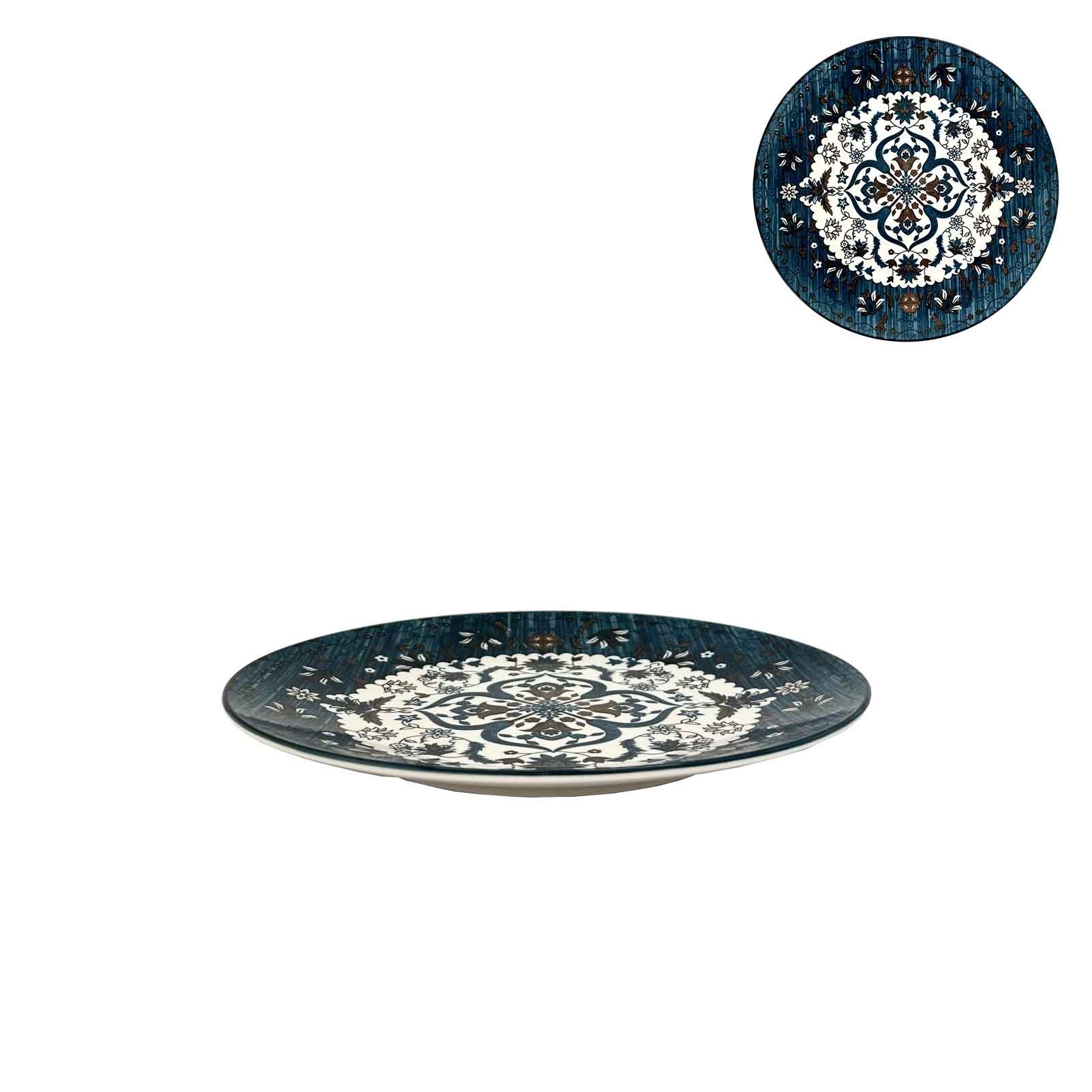 Turkish Style 10.5Inch Plate- Blue(4/16)