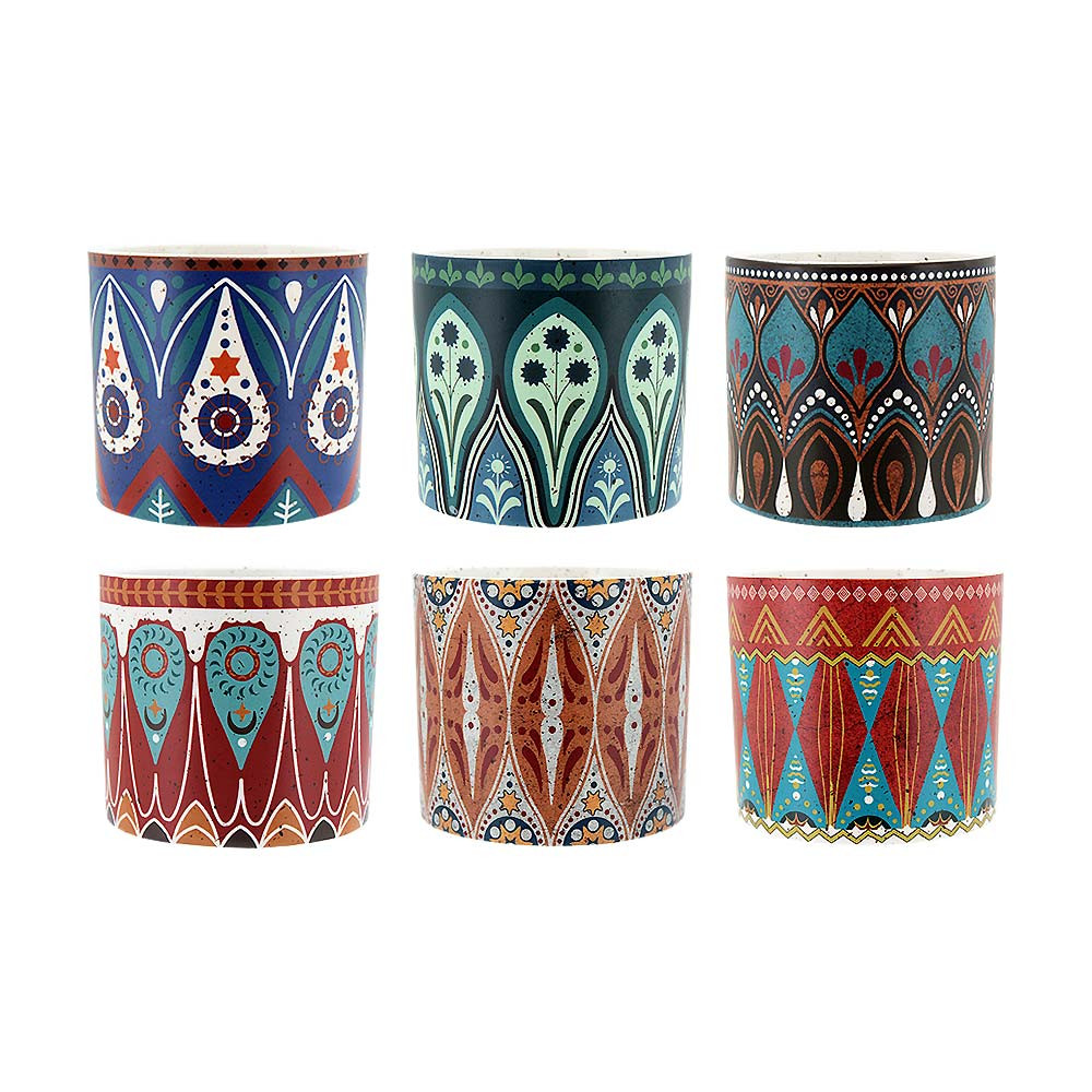 Pot Round 6 Ass 13.5x13.5x12cm (6/18)