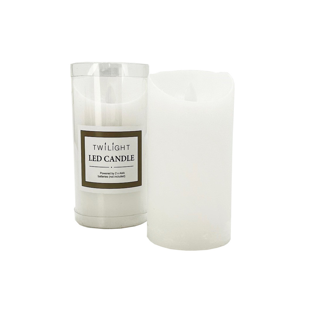 LED Candle Pillar 7.5x15cm (12/24)