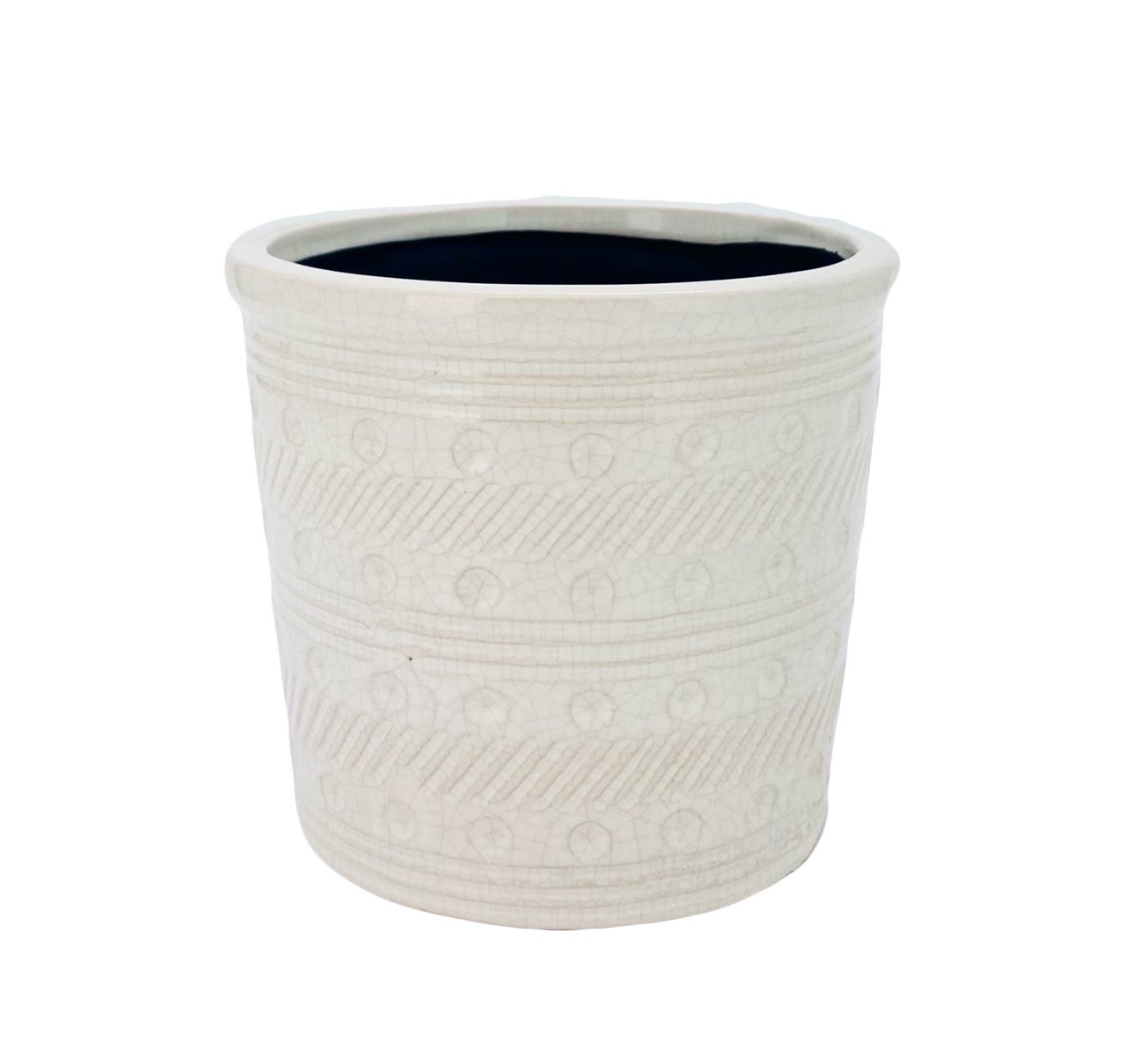 Planter Round Dot Pattern 17x14.5cm(8/8)