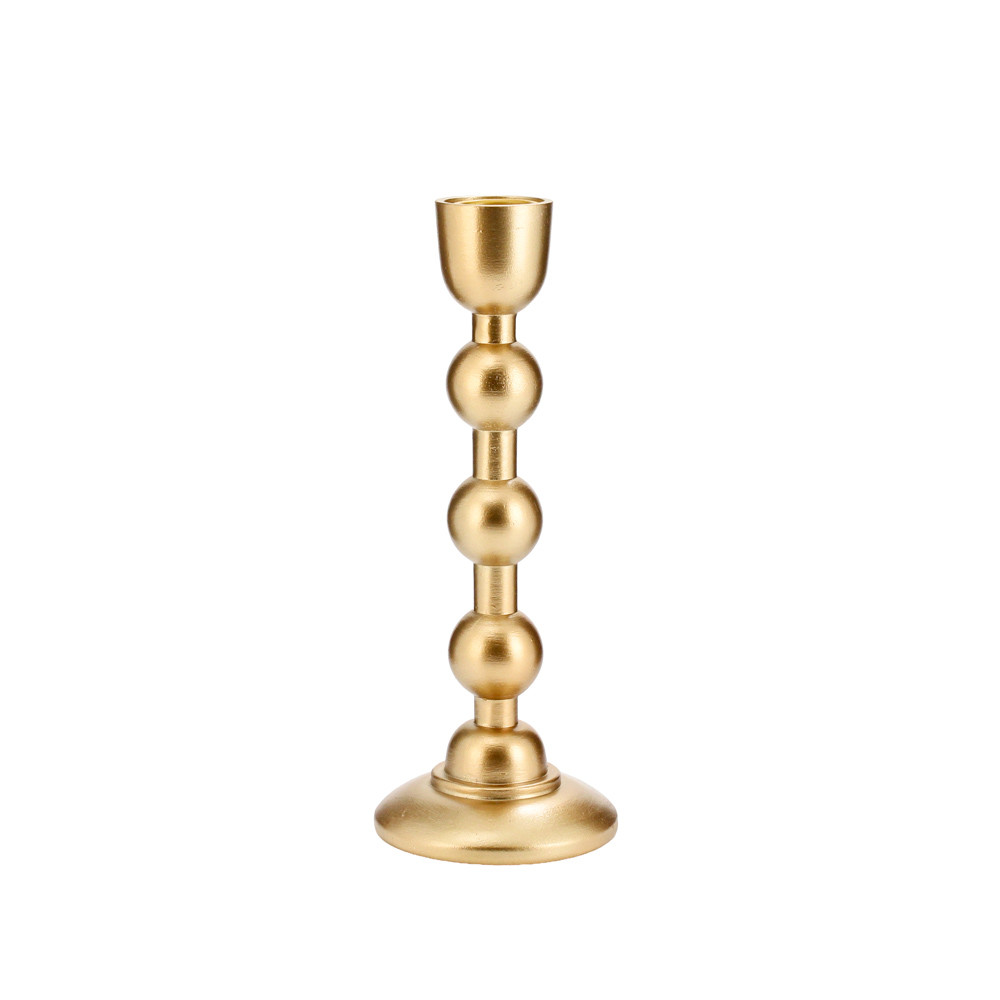 Candle Holder D7.7x20.2cm -Gold (4/16)