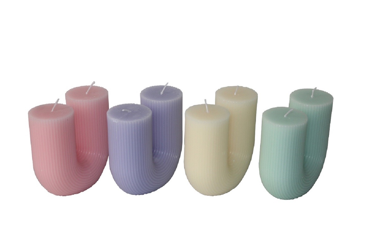 CandleUShapeSct12x5.2x11cm4ColAss(12/24)